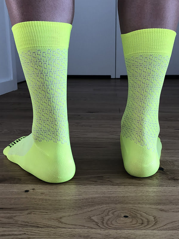 Support S-Light Fluo Cycling Socks back