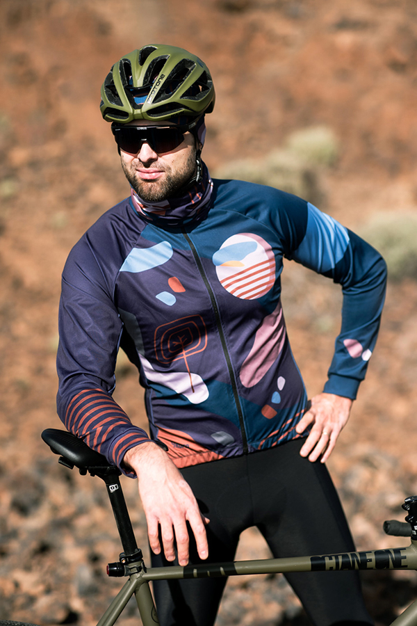 ZeroWind Men's Cycling Jacket/Thermo Jersey Gravel Planet