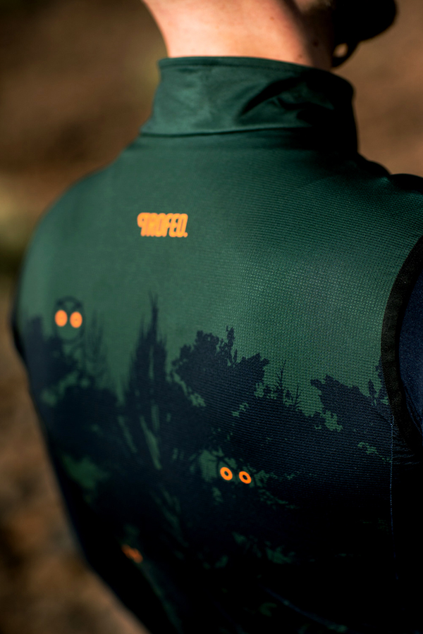 ZeroWind Men's Cycling Vest In The Forest